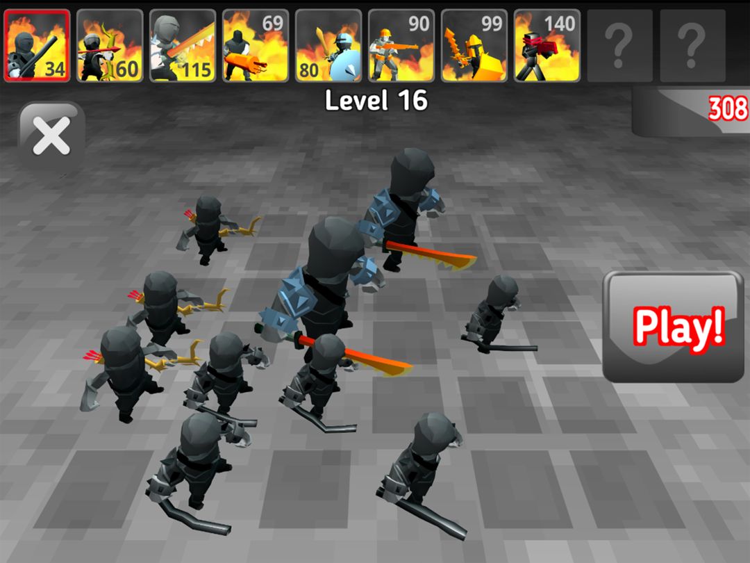 Screenshot of Zombie Battle Simulator