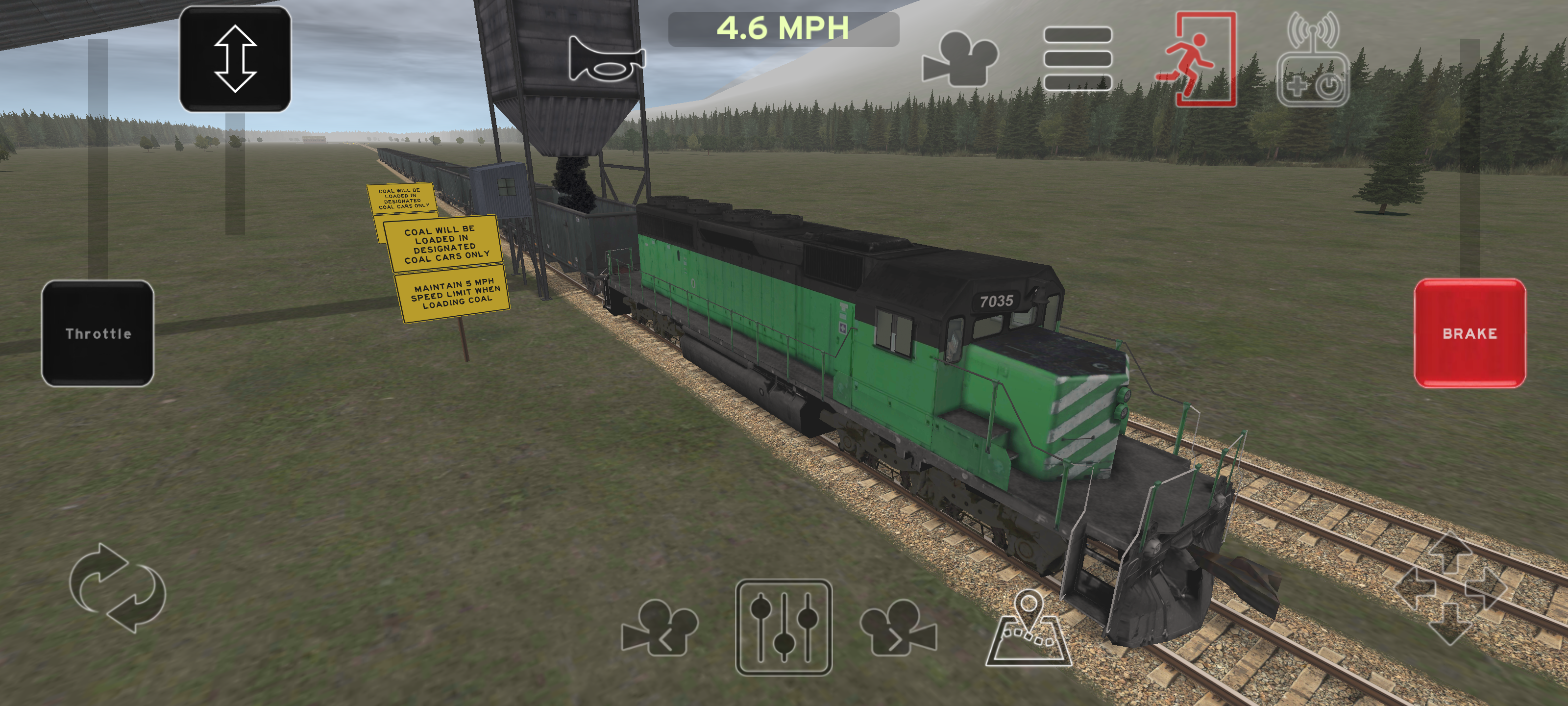 Train and rail yard simulator Game Screenshot