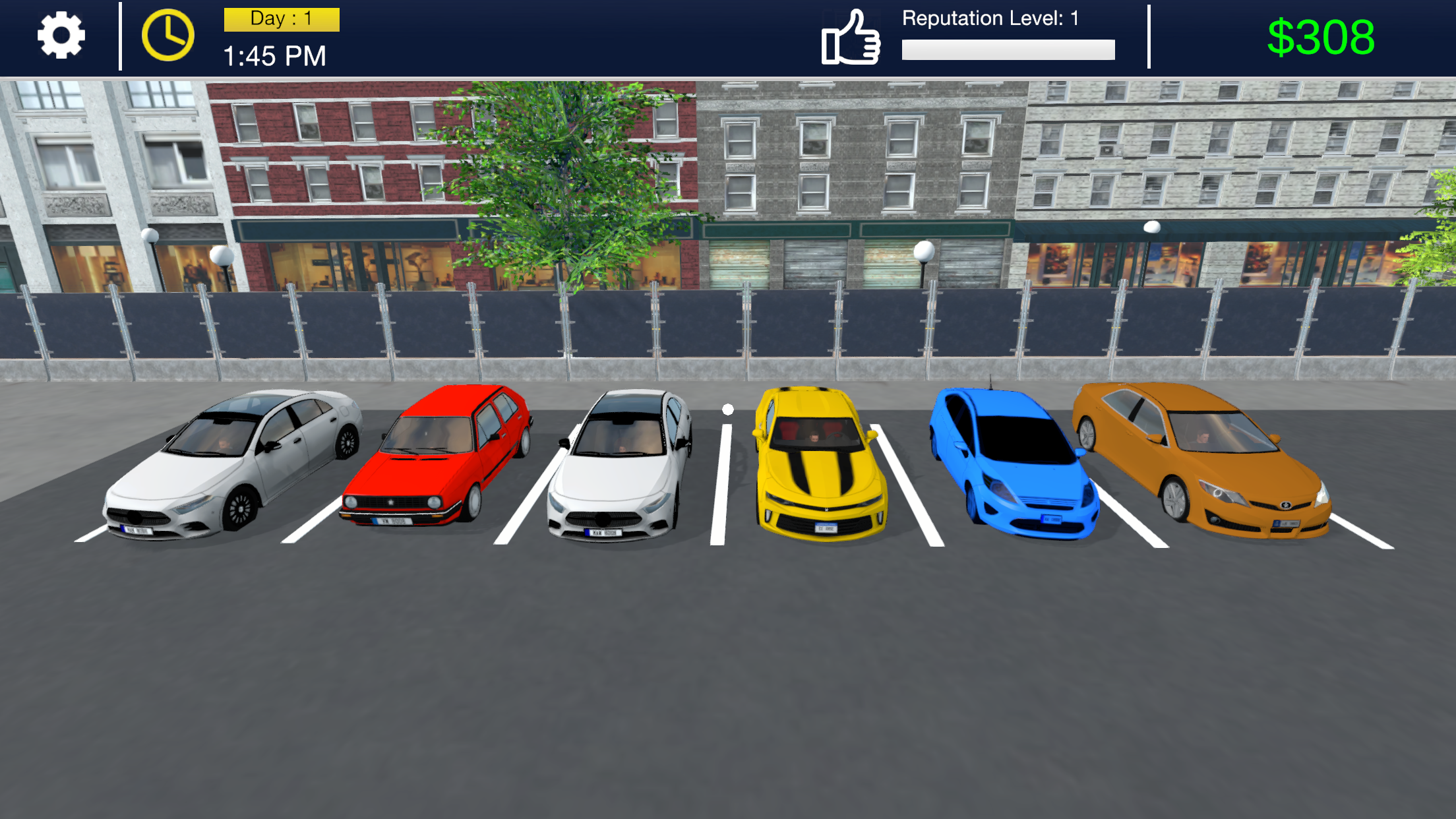 Parking Business Simulator Game Screenshot