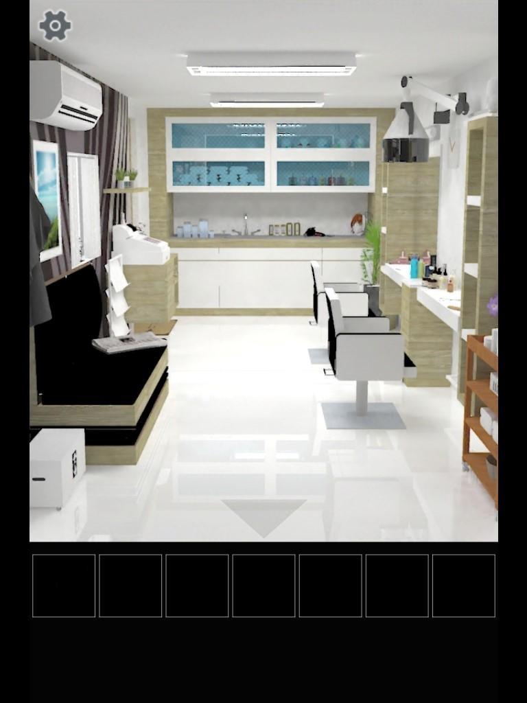 Escape from the barber room. Game Screenshot