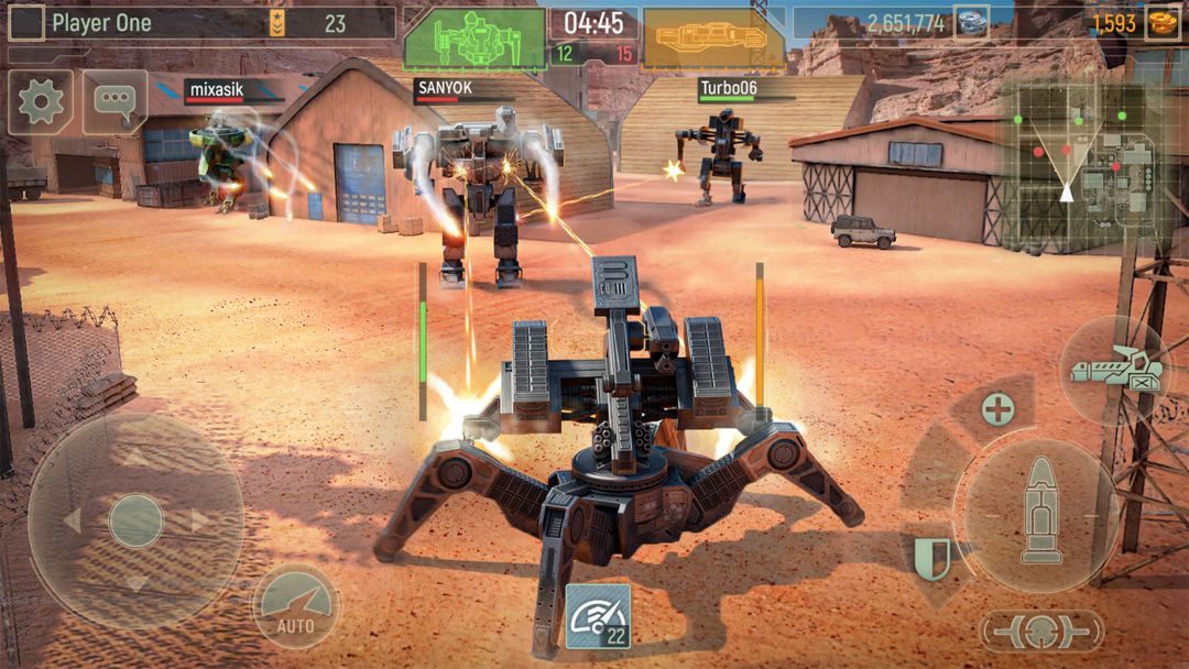 Screenshot of WWR: War Robots Games