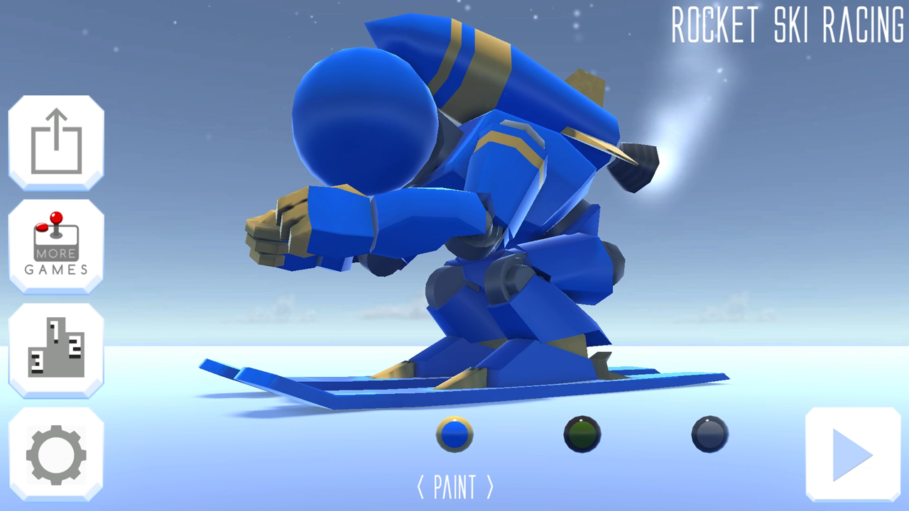 Rocket Ski Racing Game Screenshot