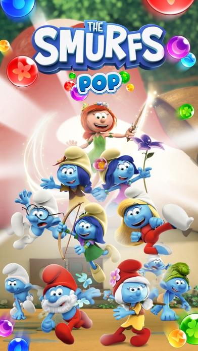 The Smurfs - Bubble Pop Game Screenshot