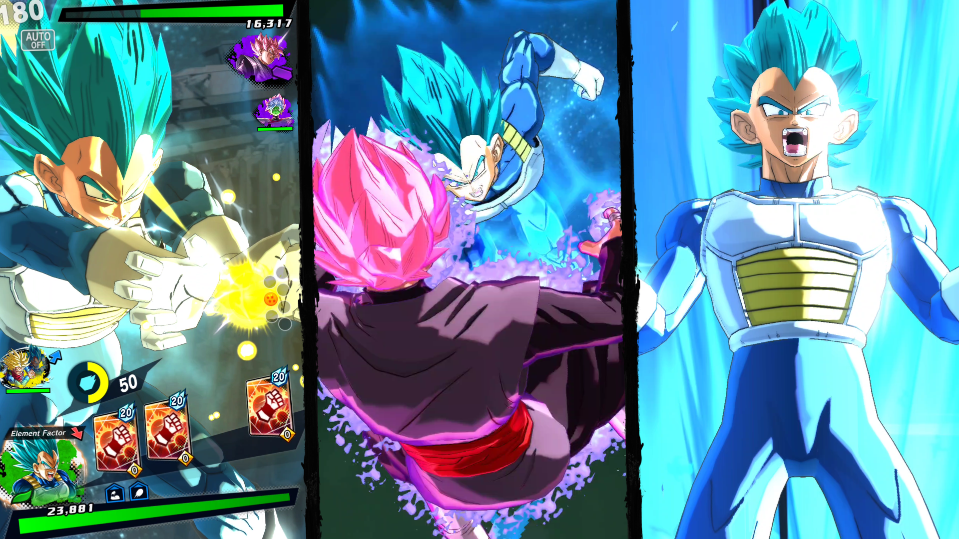 Captura de Tela do Jogo DRAGON BALL LEGENDS