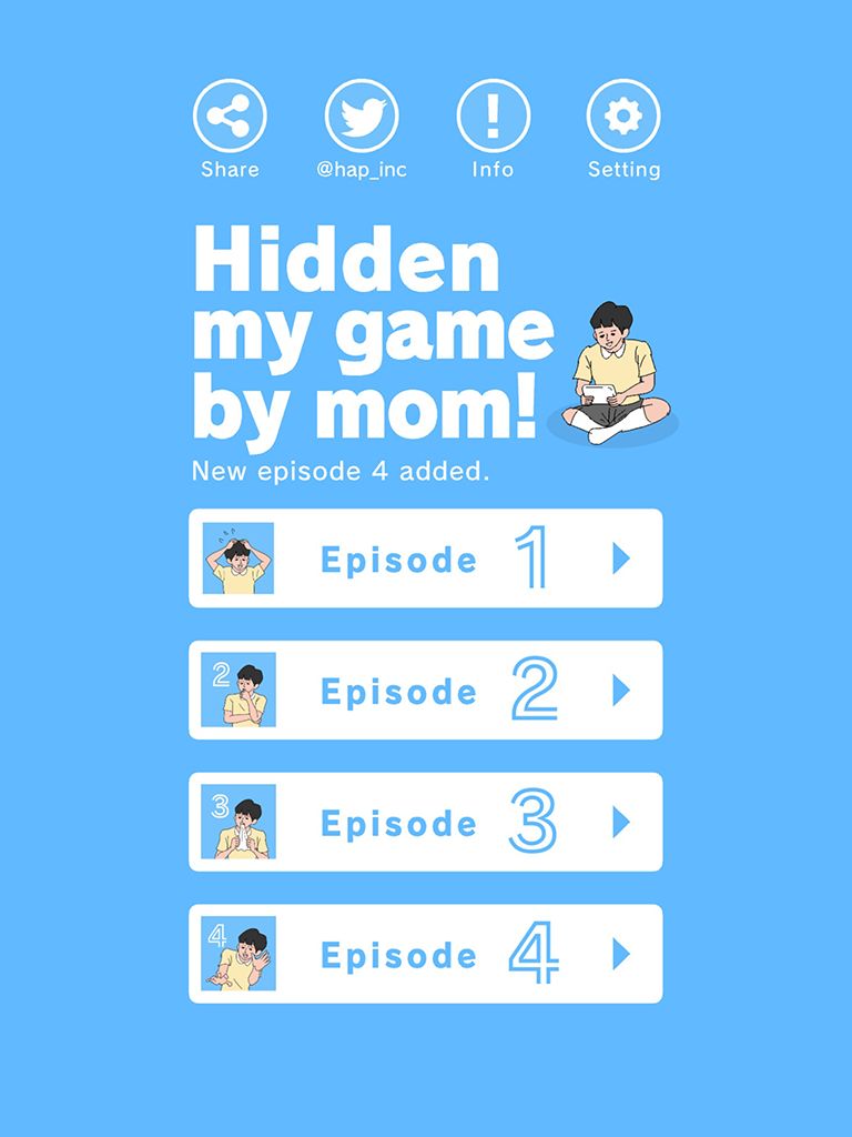 Screenshot of Hidden my game by mom