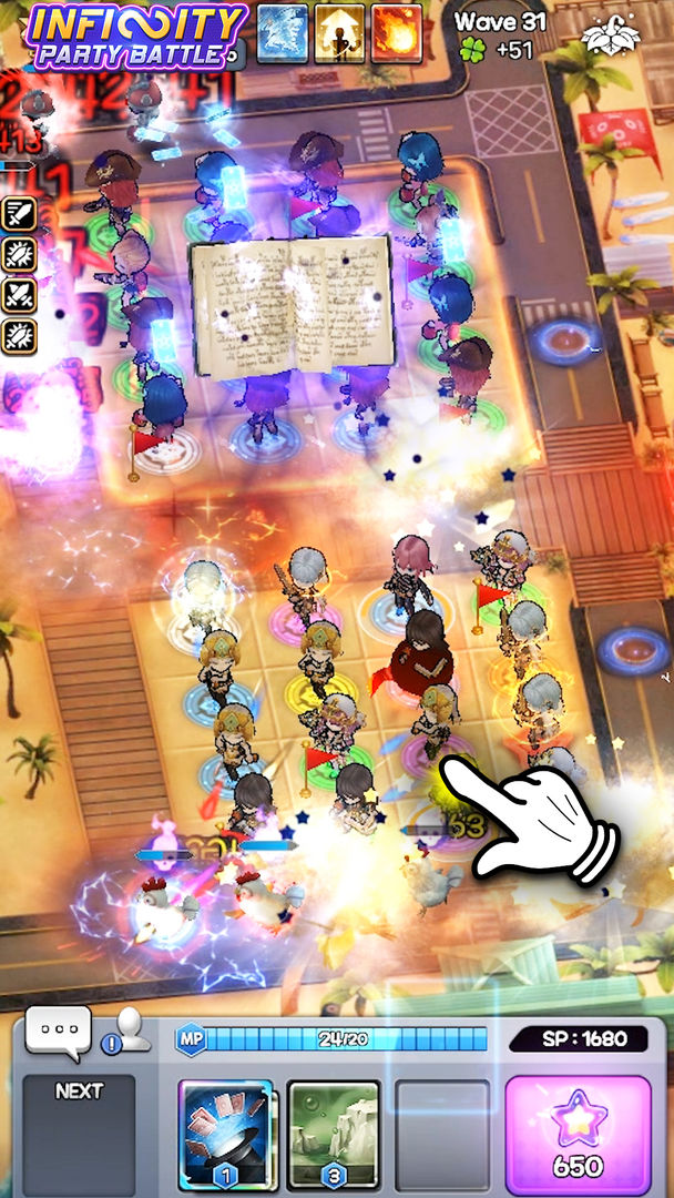 Screenshot of Infinity Party Battle: P2E TD
