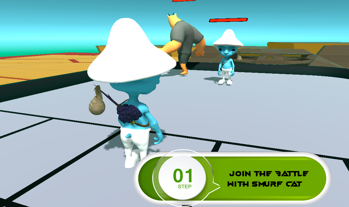 Smurf Cat Ultimate Merge Game Screenshot