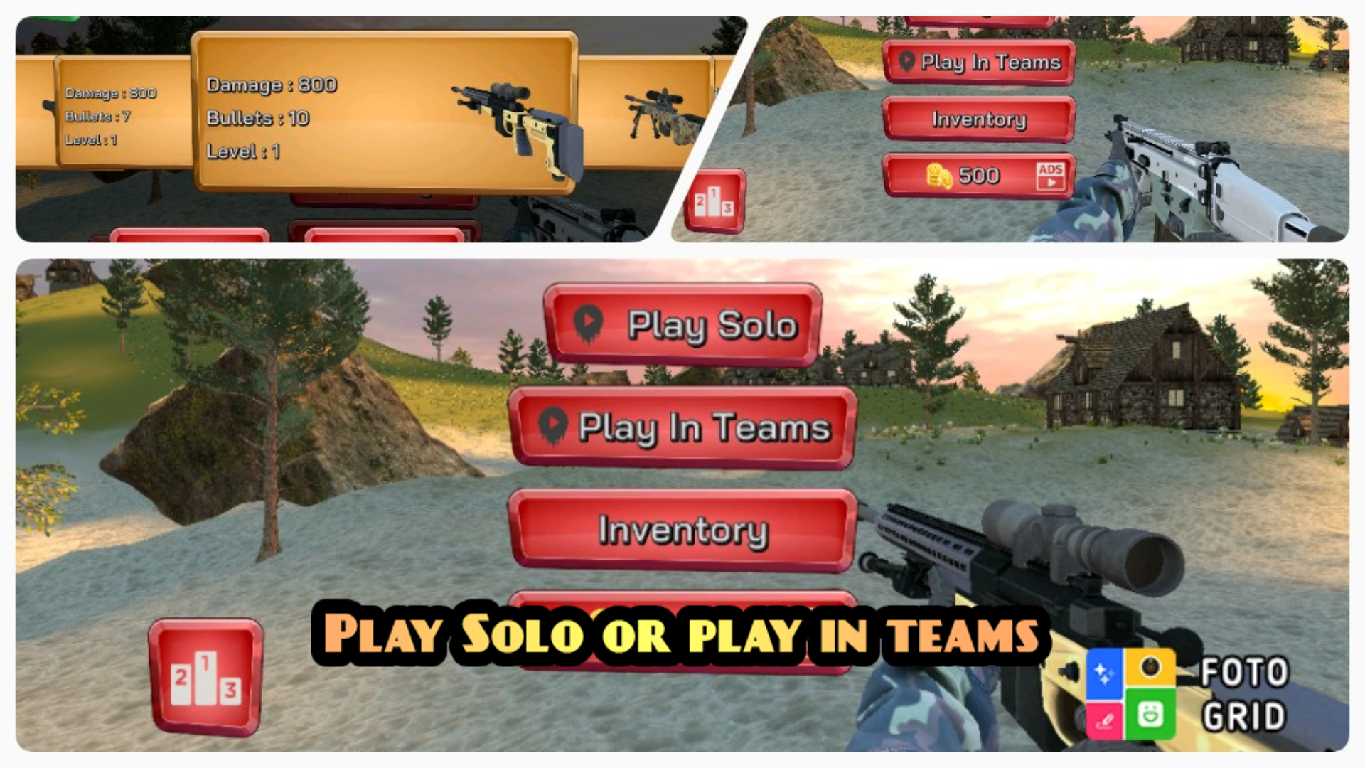 Screenshot 1 of FPS အွန်လိုင်းပစ်ခတ်တိုက်ခိုက်မှုစစ်ပွဲ 21