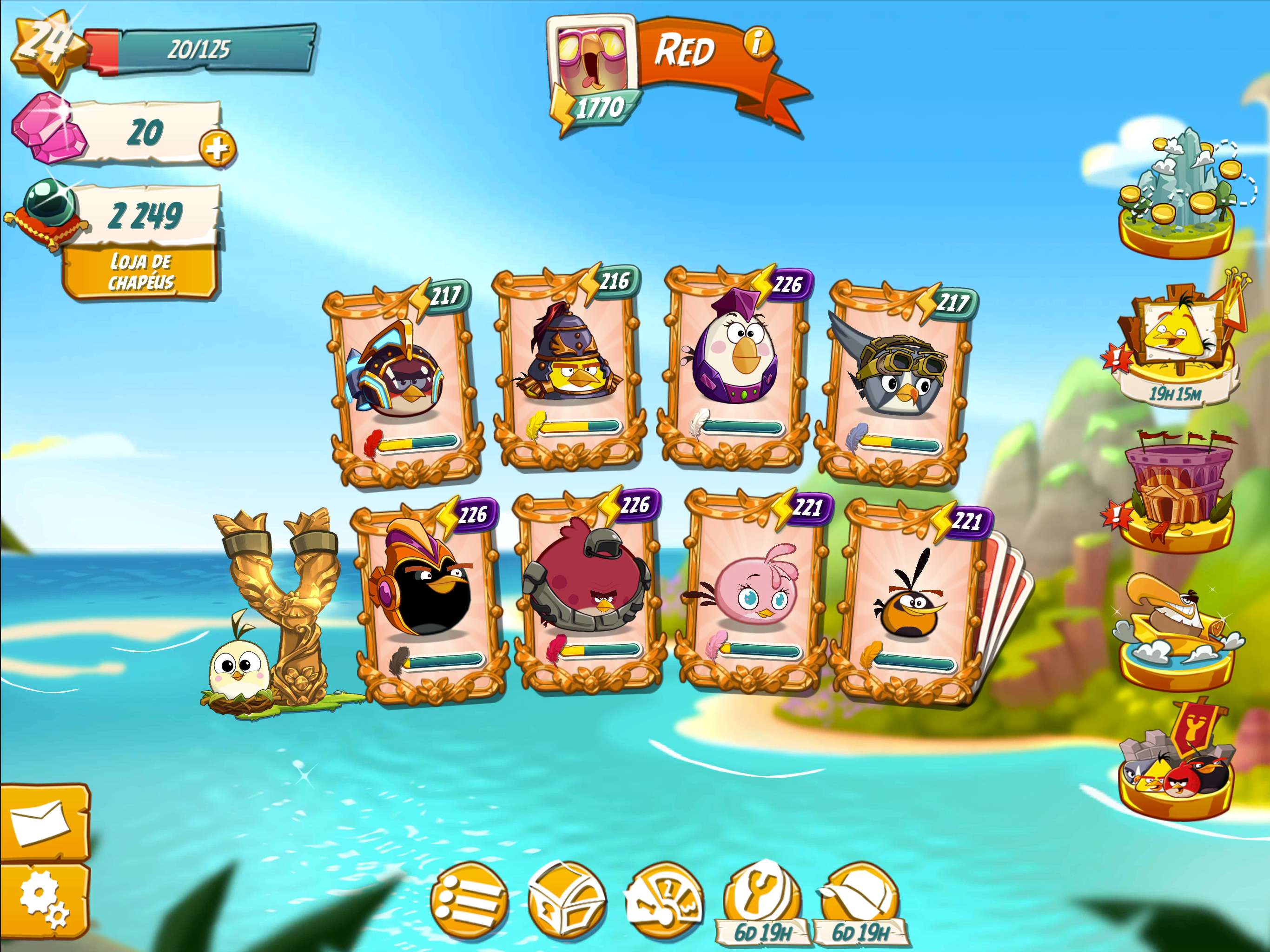 Captura de Tela do Jogo Angry Birds 2