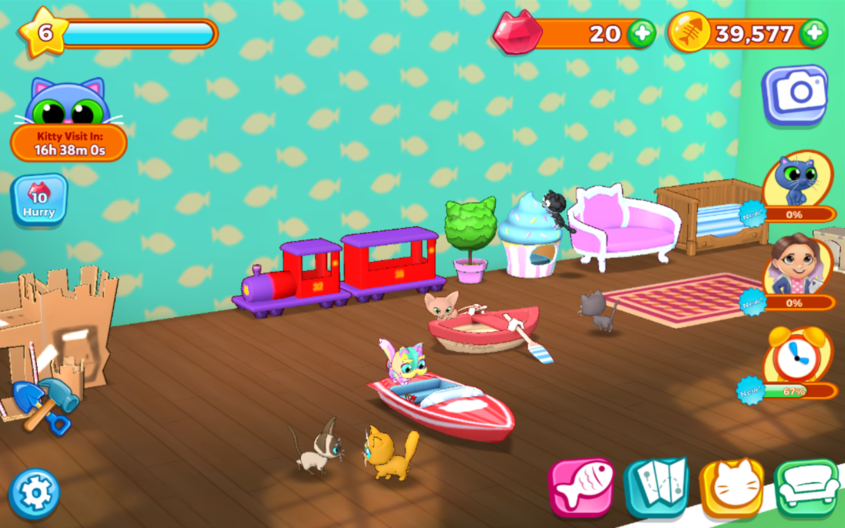 Kitty Keeper: Cat Collector Game Screenshot