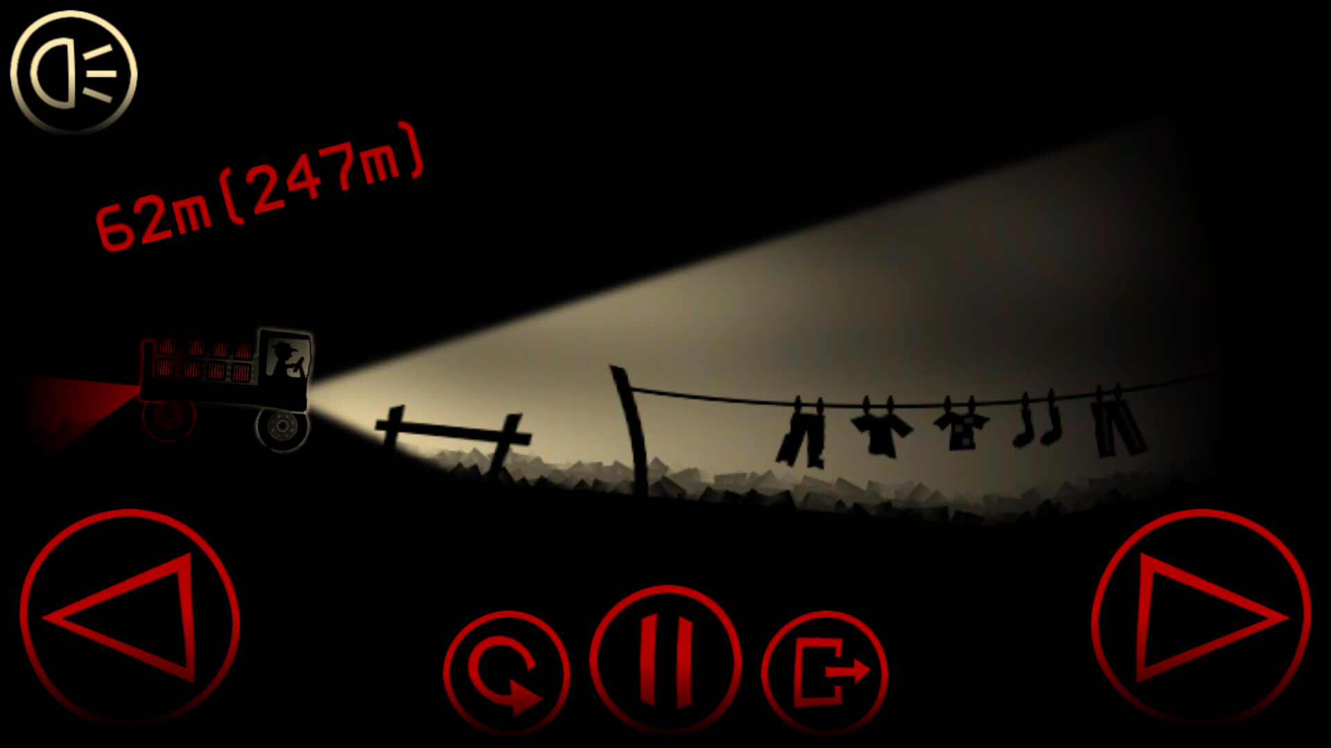 Bad Roads Night Edition Game Screenshot