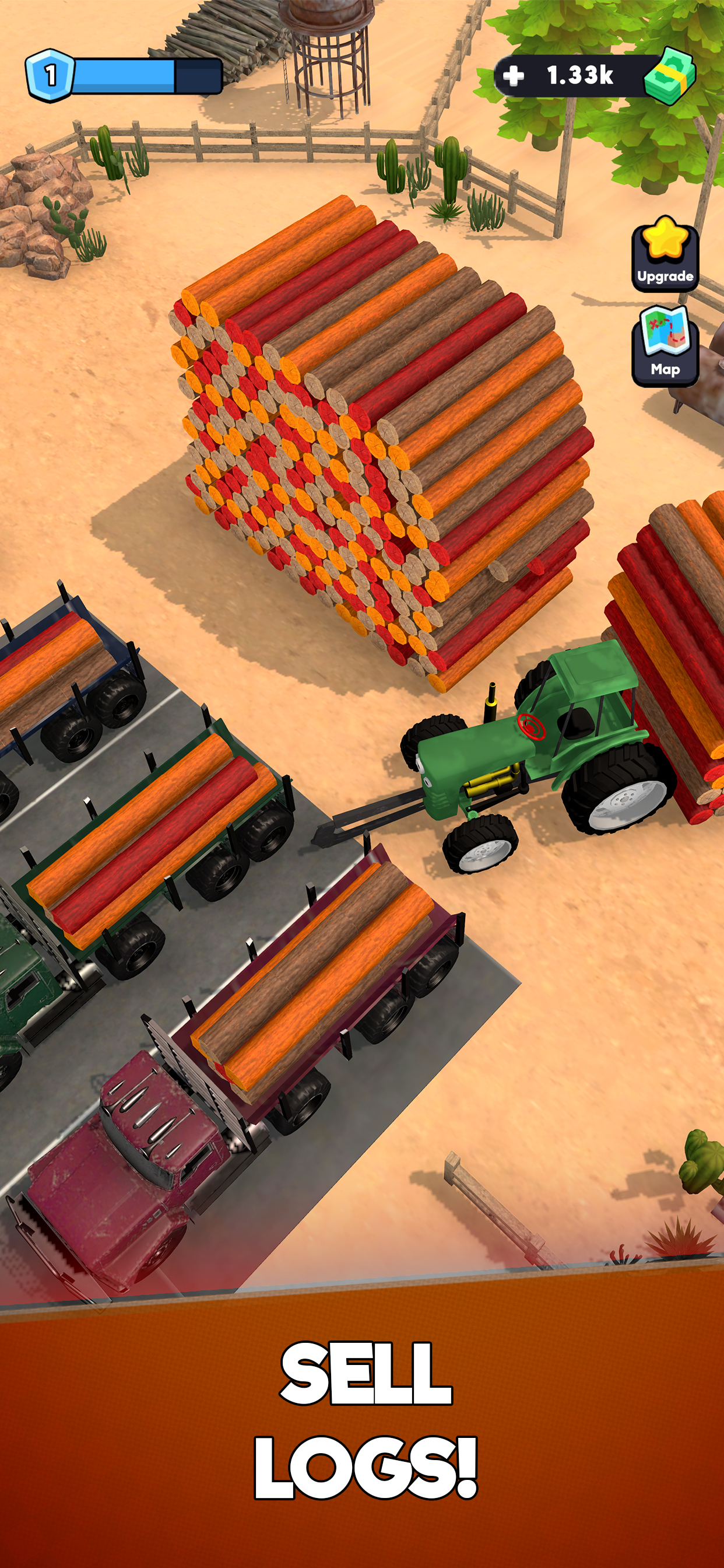 Idle Lumber Chopper Empire Inc Game Screenshot