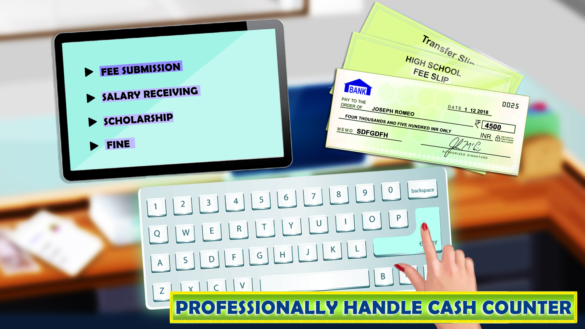 School Cashier Games For Girls Game Screenshot