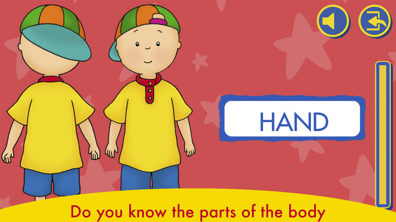 A Day with Caillou screenshot game