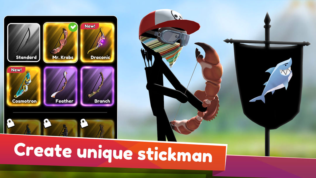 Stickman Archer online遊戲截圖