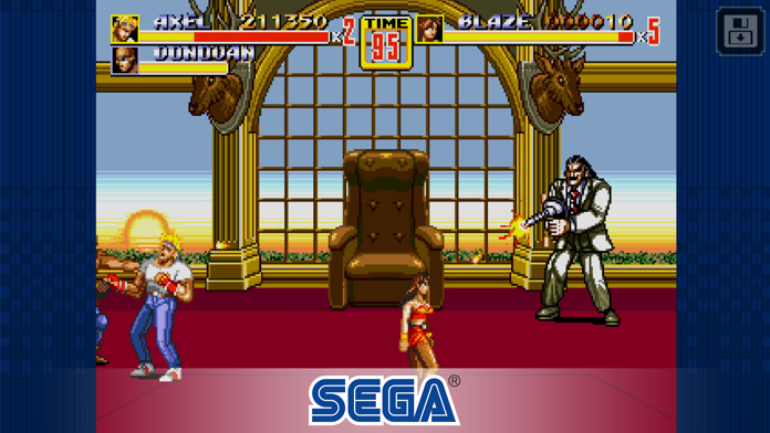Cuplikan Layar Game Streets of Rage 2 Classic