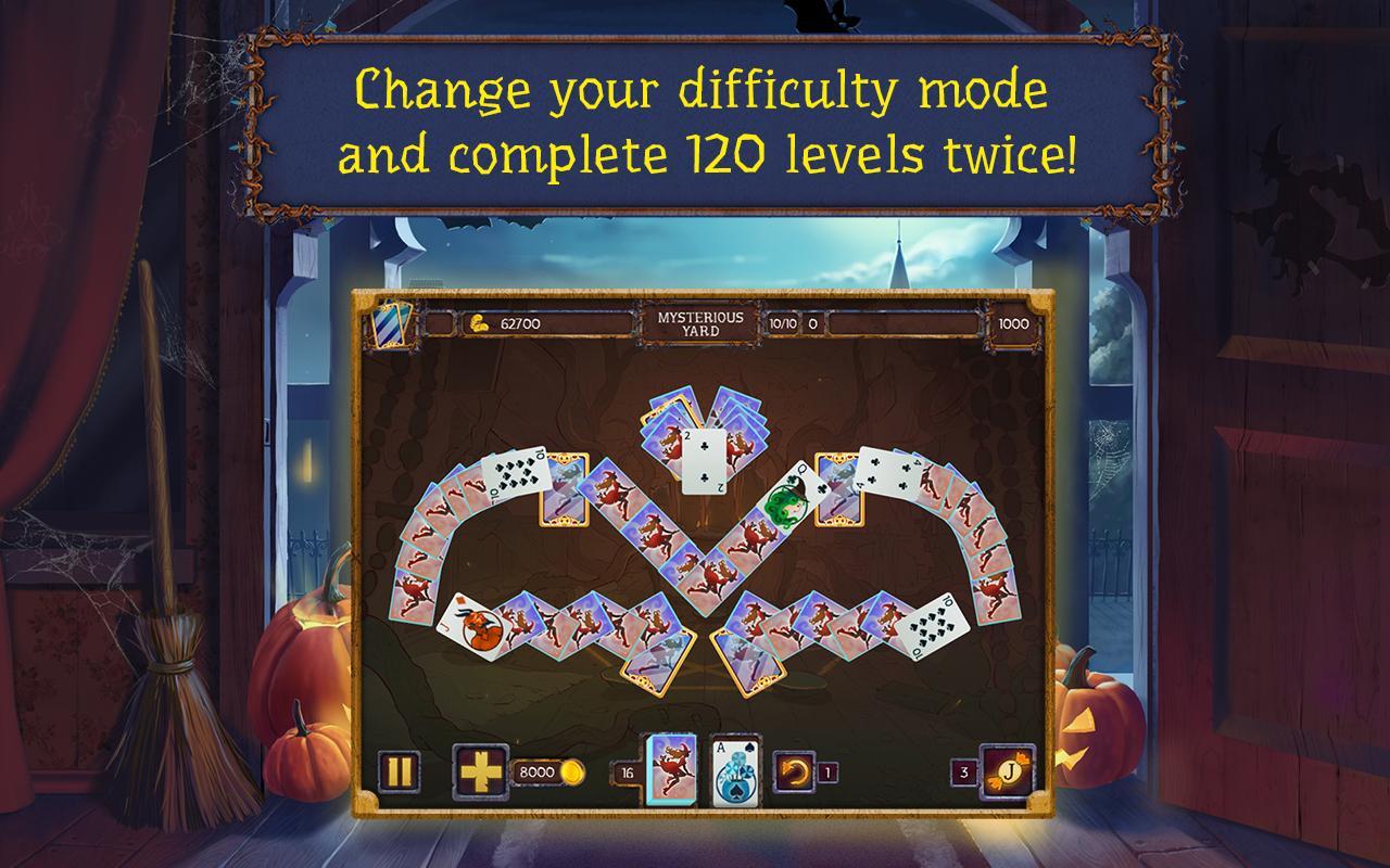 Captura de Tela do Jogo Solitaire game Halloween 2