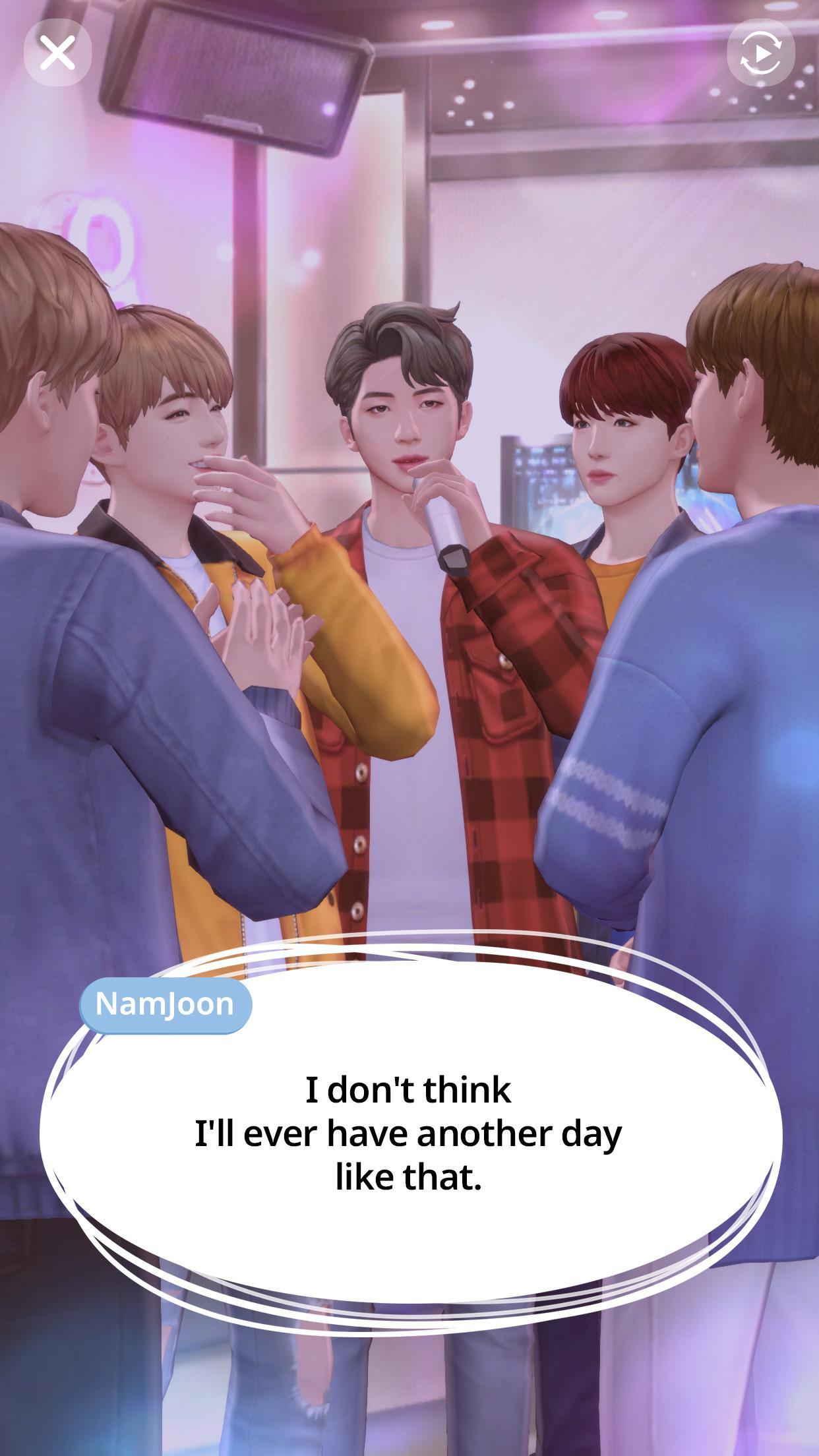 BTS Universe Story Game Screenshot