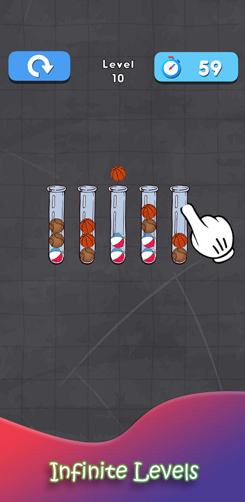 Ball Sort - Big Ball Puzzle 게임 스크린샷