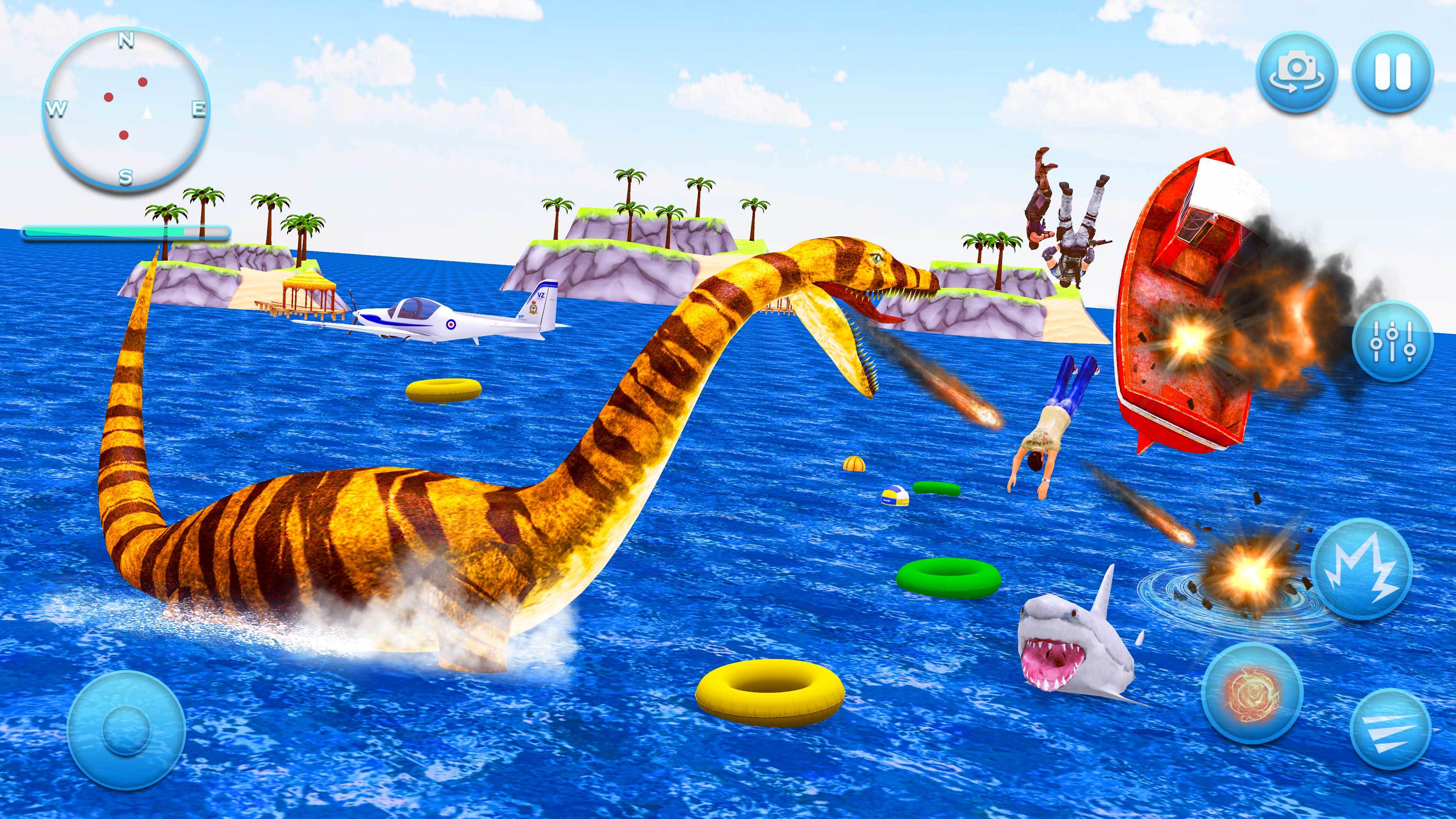 Cuplikan Layar Game Sea Monster Dinosaur Simulator