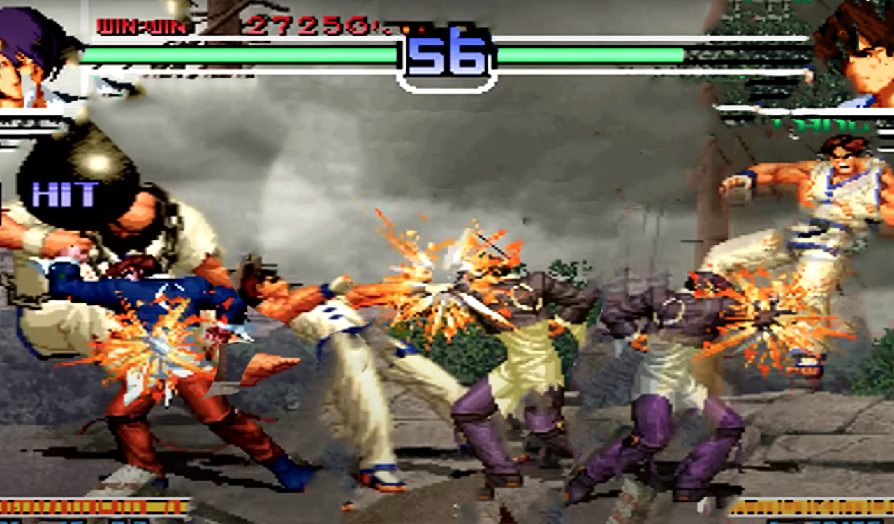Screenshot of King fighting 2002 classic old