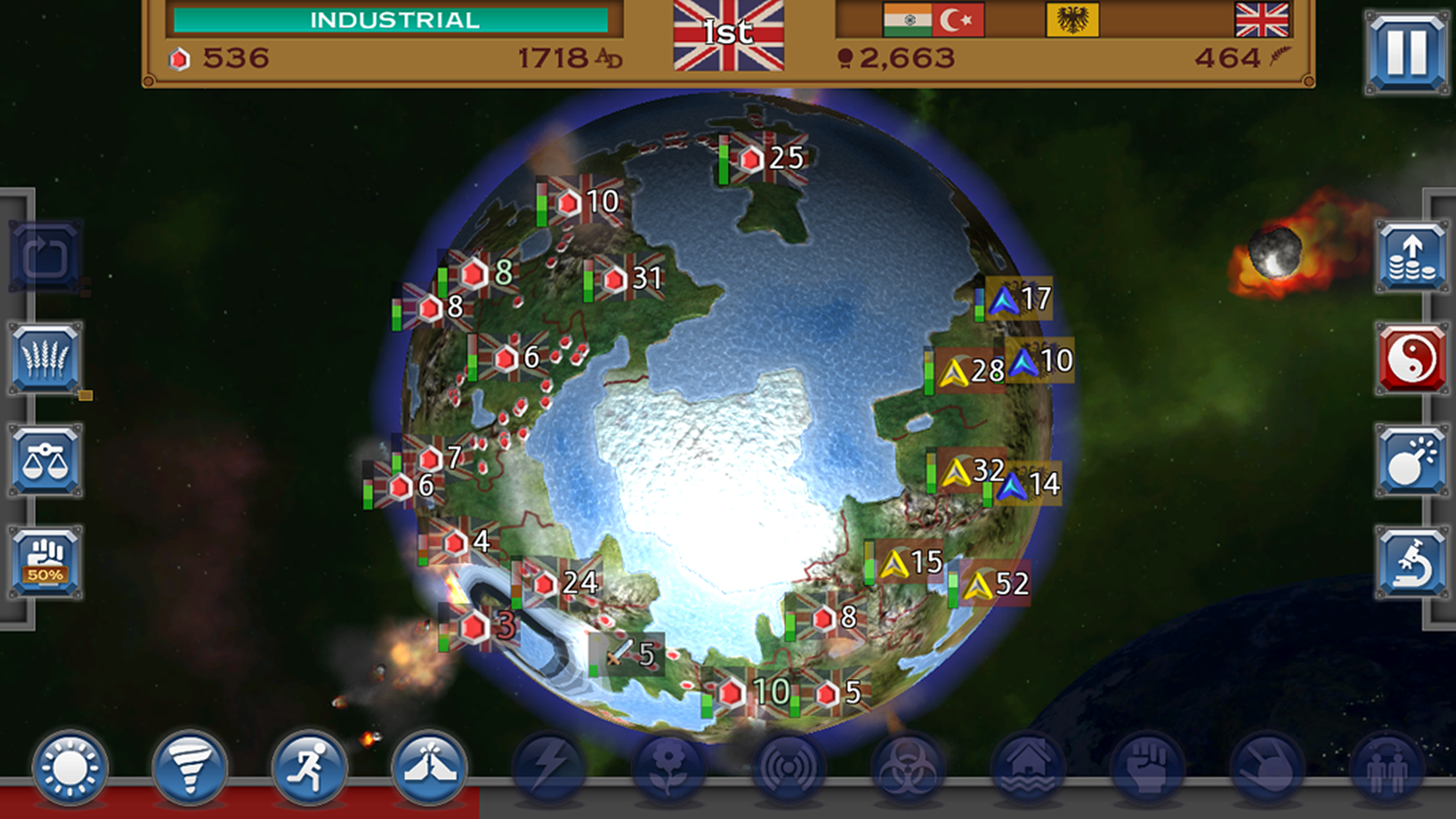 Rapture - World Conquest Game Screenshot