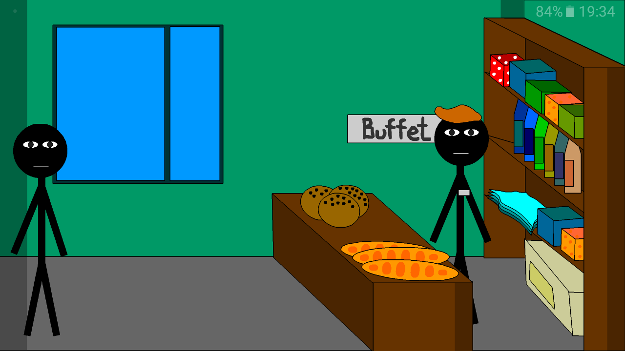 Stickman escape lift Game Screenshot