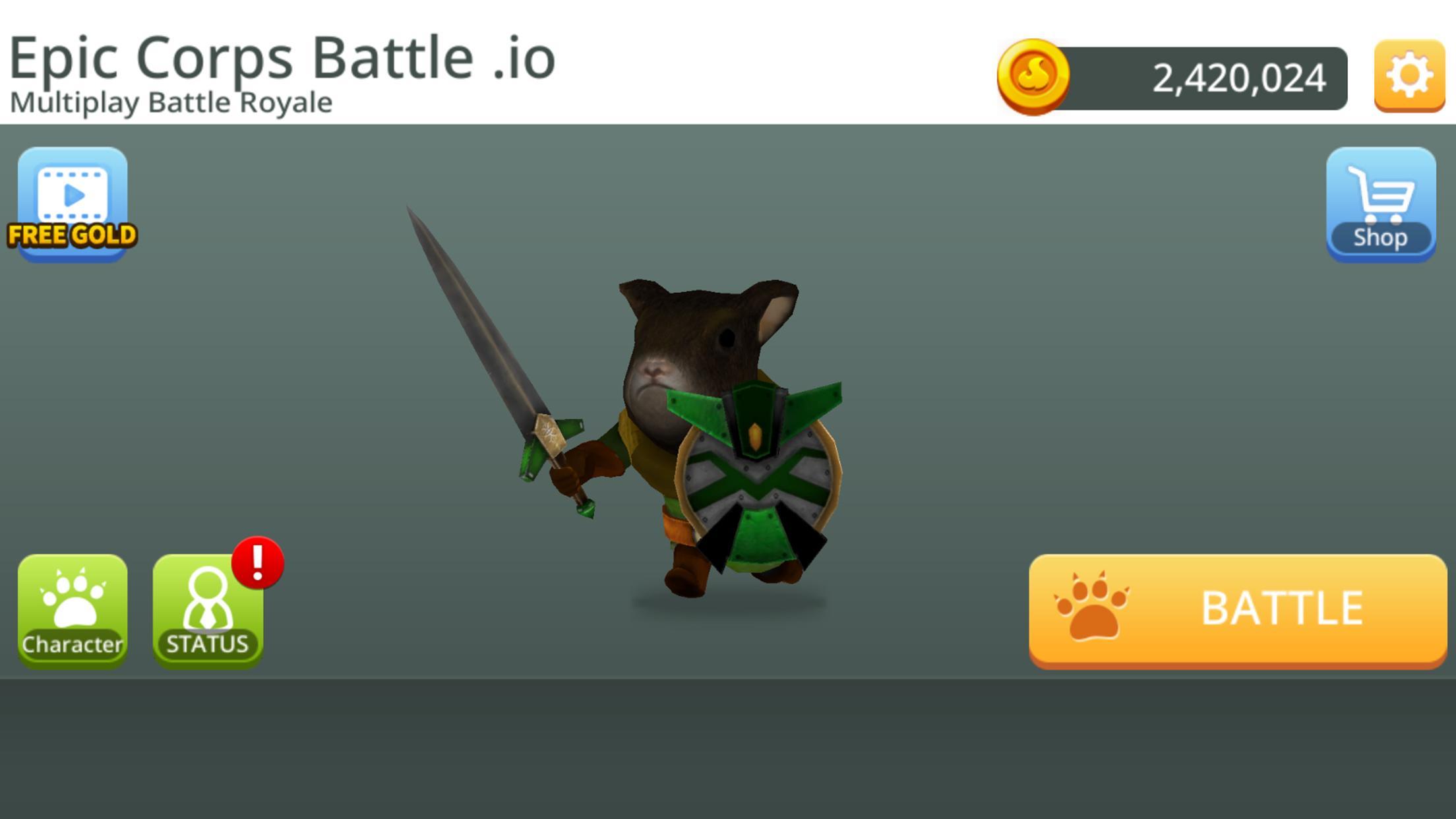 Screenshot 1 of Epic Corps Battle .io - Nhiều người chơi Battle Royale 0.5.0