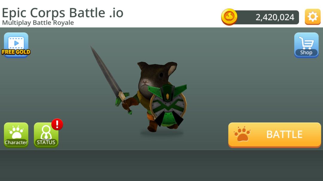 Screenshot of Epic Corps Battle .io - Multiplay Battle Royale