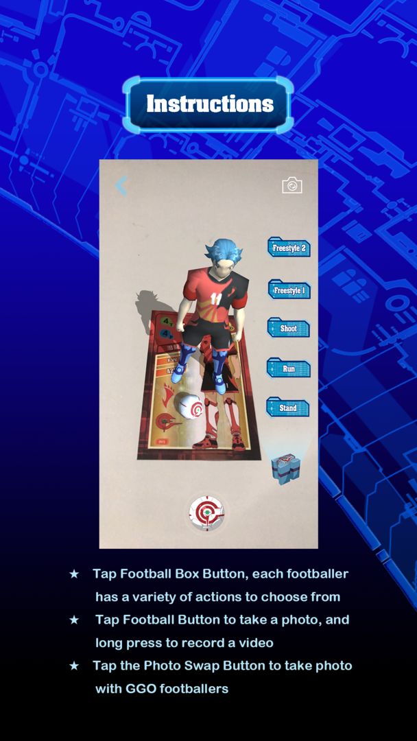 Screenshot of GGO Football AR