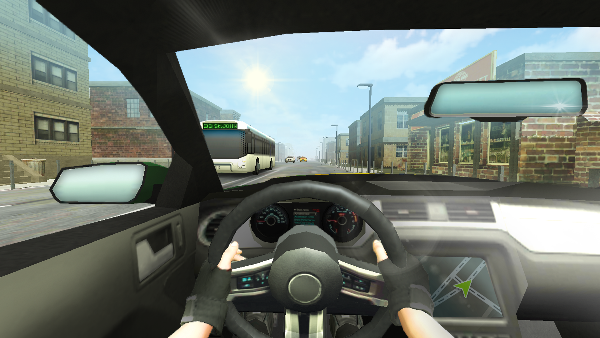 Highway Traffic Driving Game Screenshot