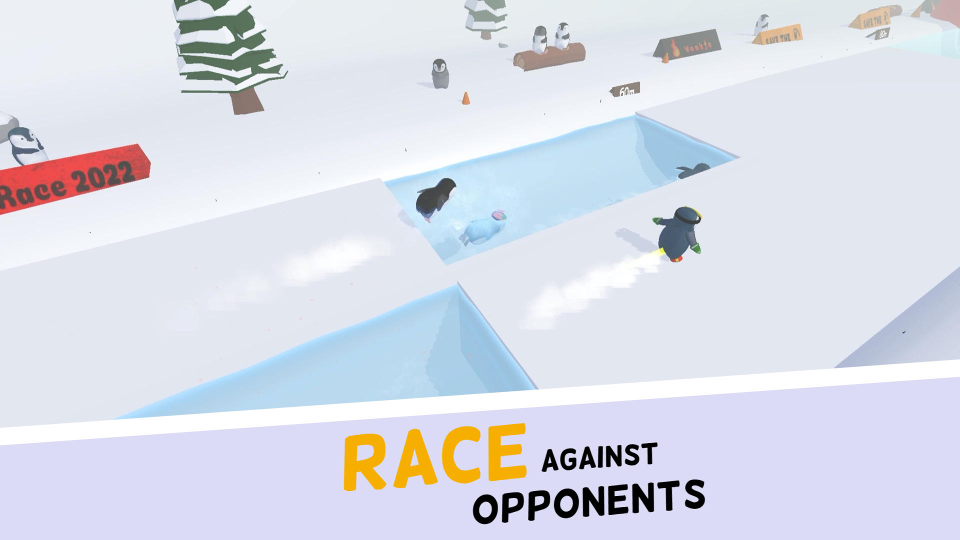Screenshot of Penguin Race Adventure (Android)