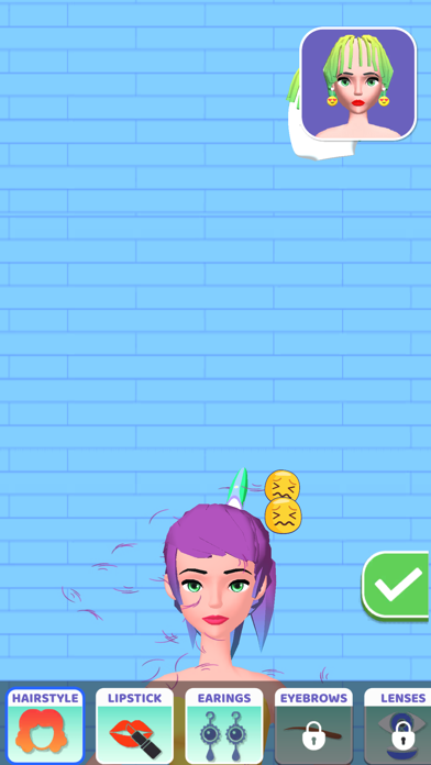 Hair Salon: Fashion Battle Game Screenshot