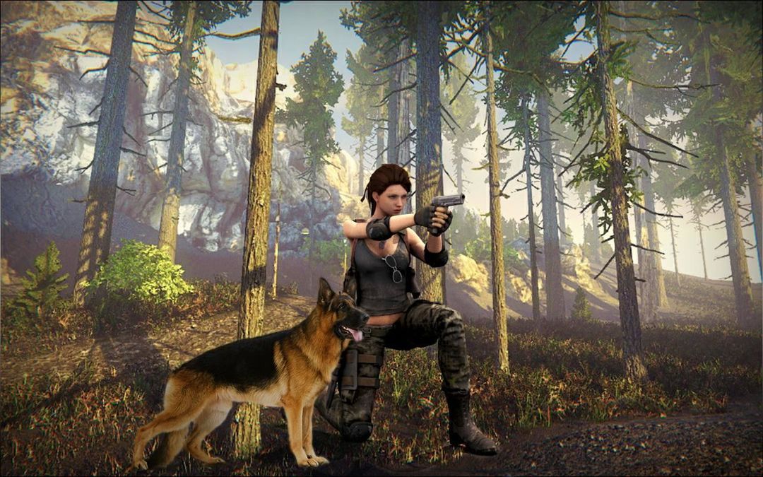 Secret Agent Lara : Frontline Commando TPS screenshot game