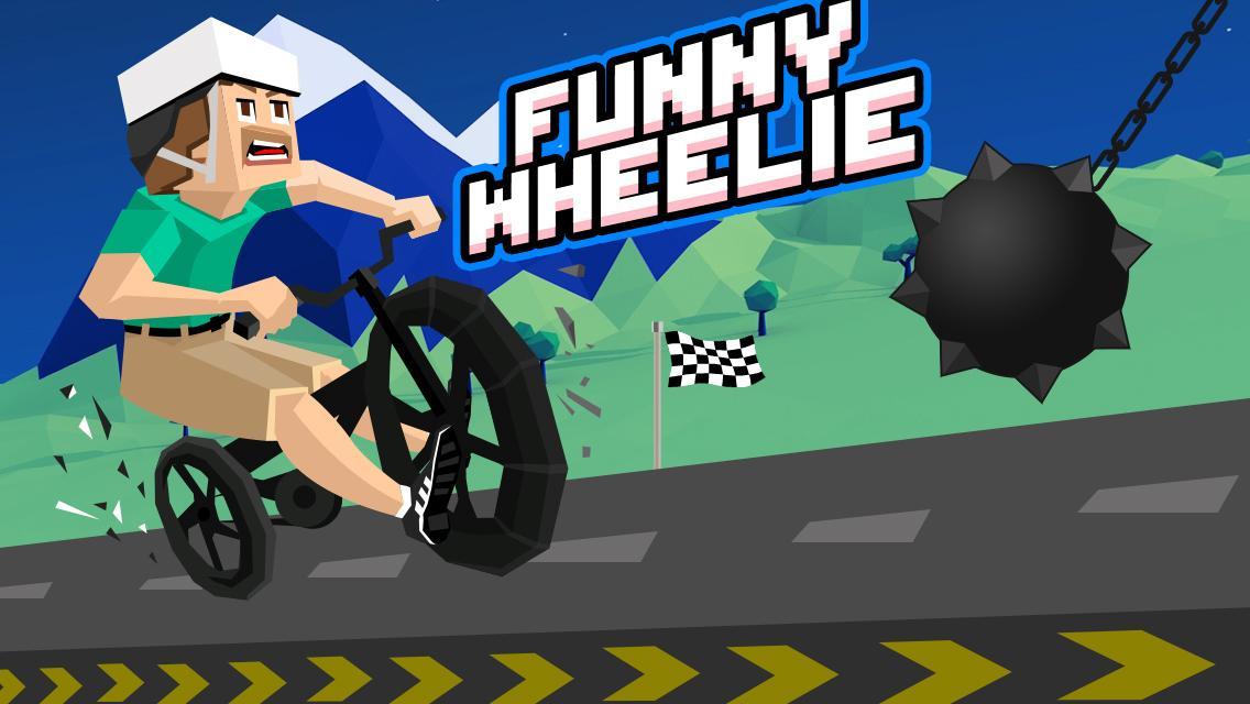 Funny Wheelie Game Screenshot