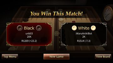 The Backgammon 게임 스크린샷