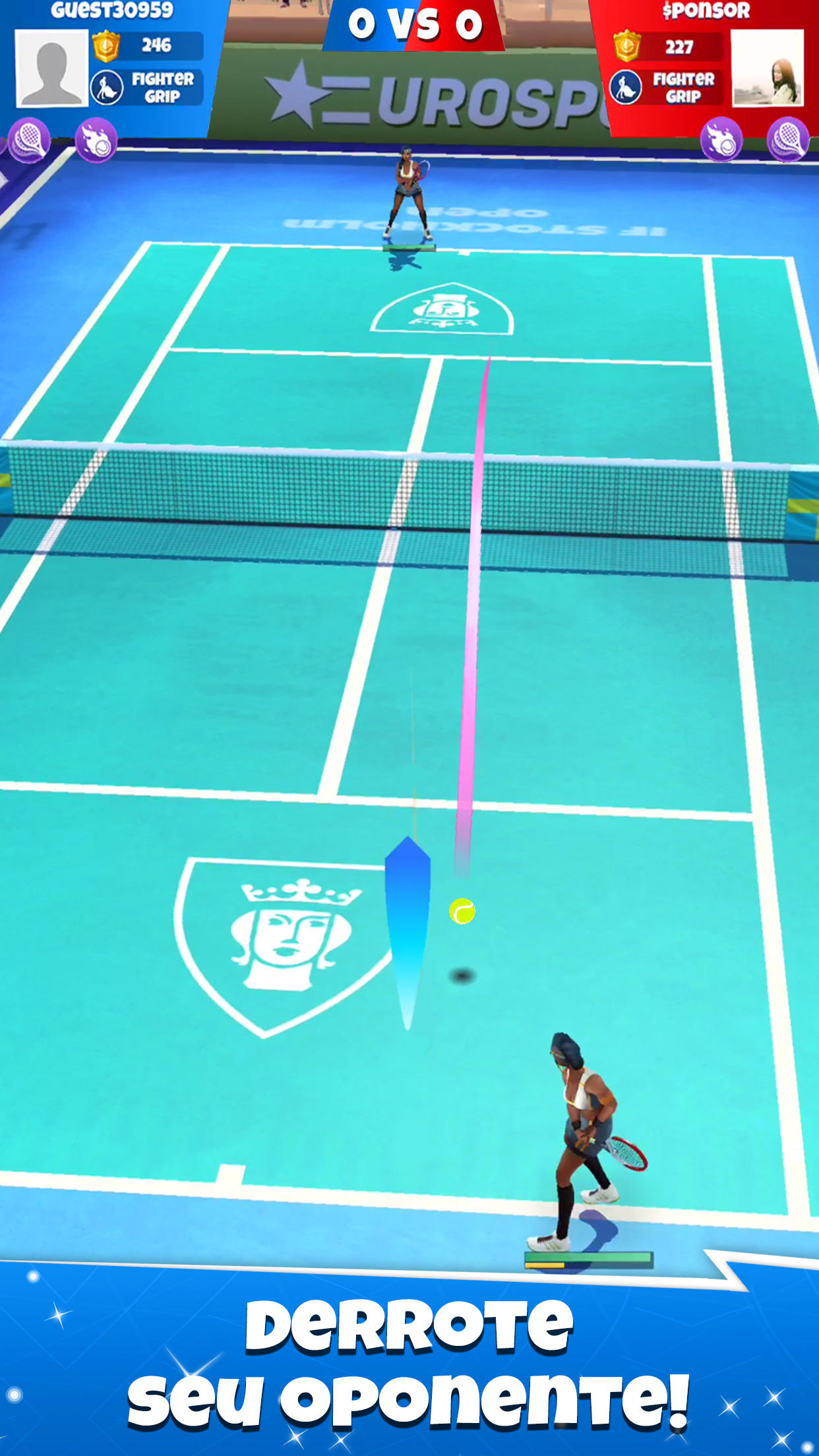 Tennis Go: World Tour 3D ภาพหน้าจอเกม