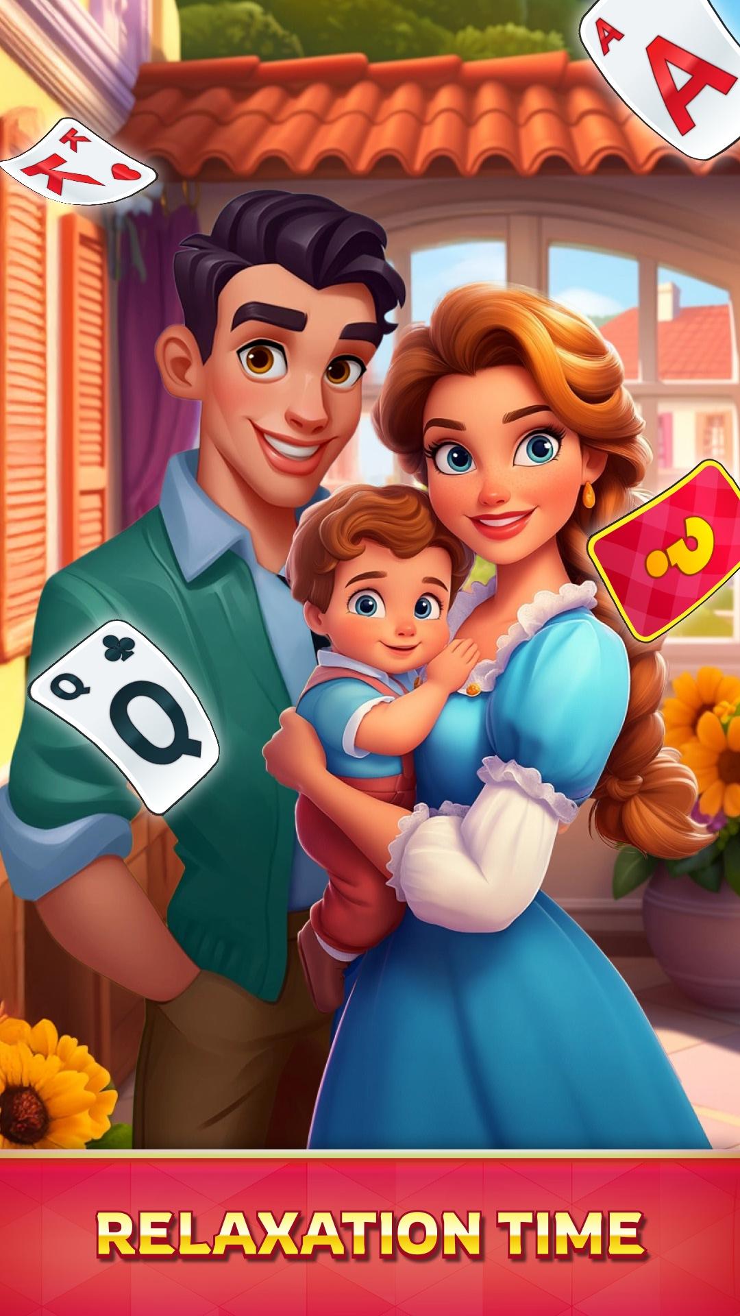 Solitaire TriPeaks Classic Game Screenshot