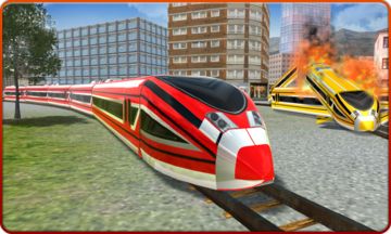 Скриншот игры Impossible Bullet Train Drive : Subway On Rails 3D