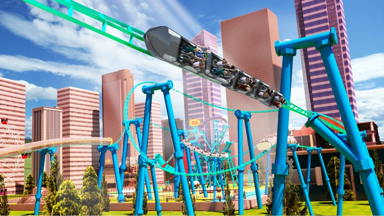 Cuplikan Layar Game Roller Coaster Games