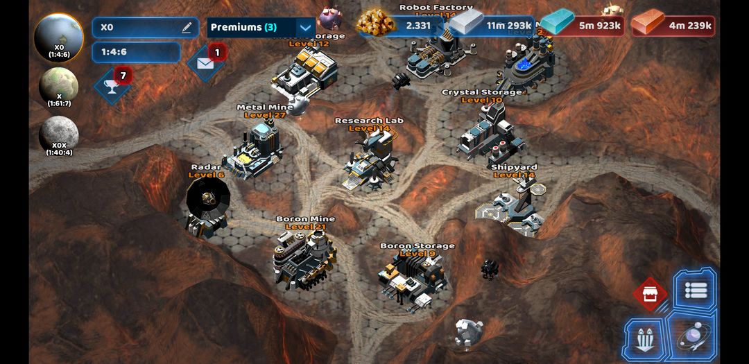 Dark Planets screenshot game