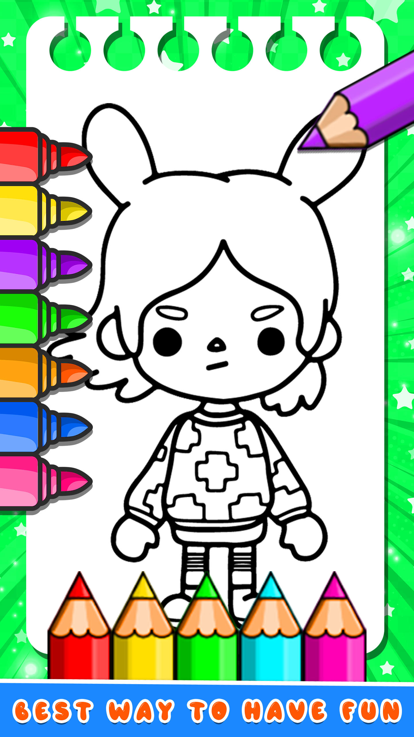 Toca Boca Mod Coloring Book android iOS apk download for free-TapTap