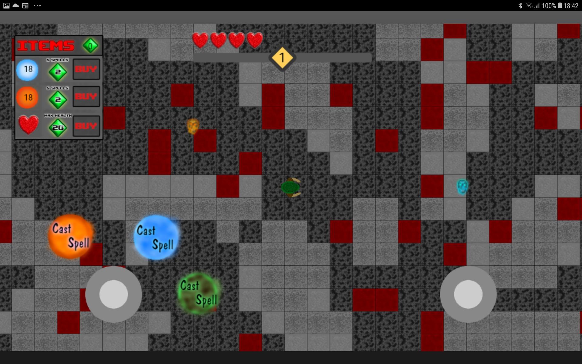 Captura de Tela do Jogo Cave Crawler