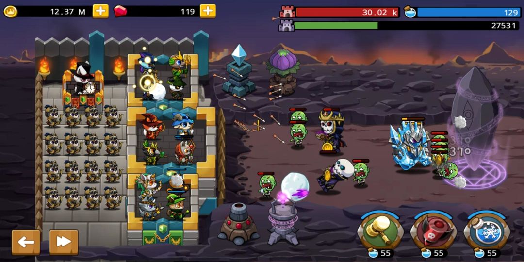 Screenshot of Castle Defense King