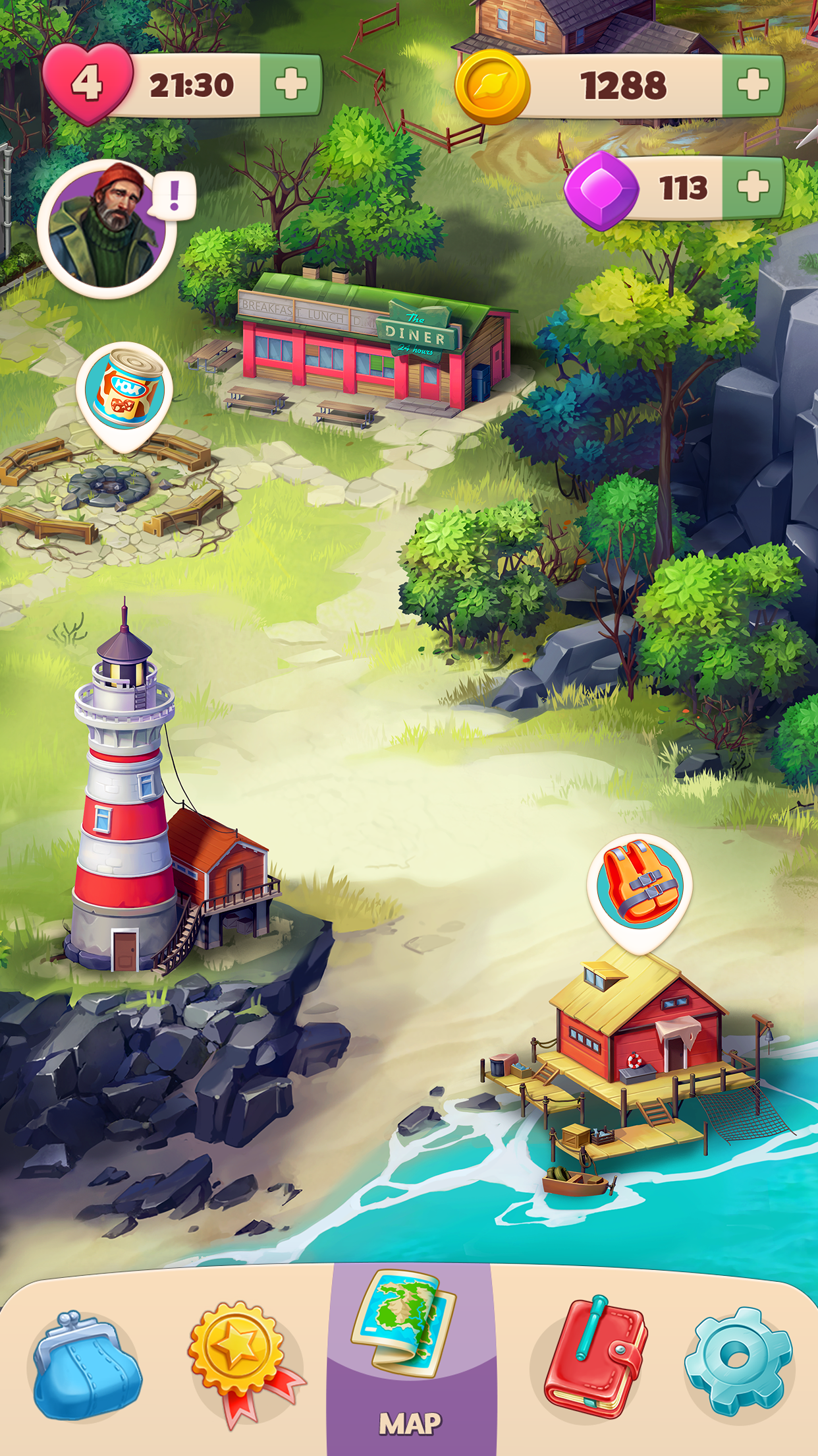 Lost Lake: Island Mystery screenshot game