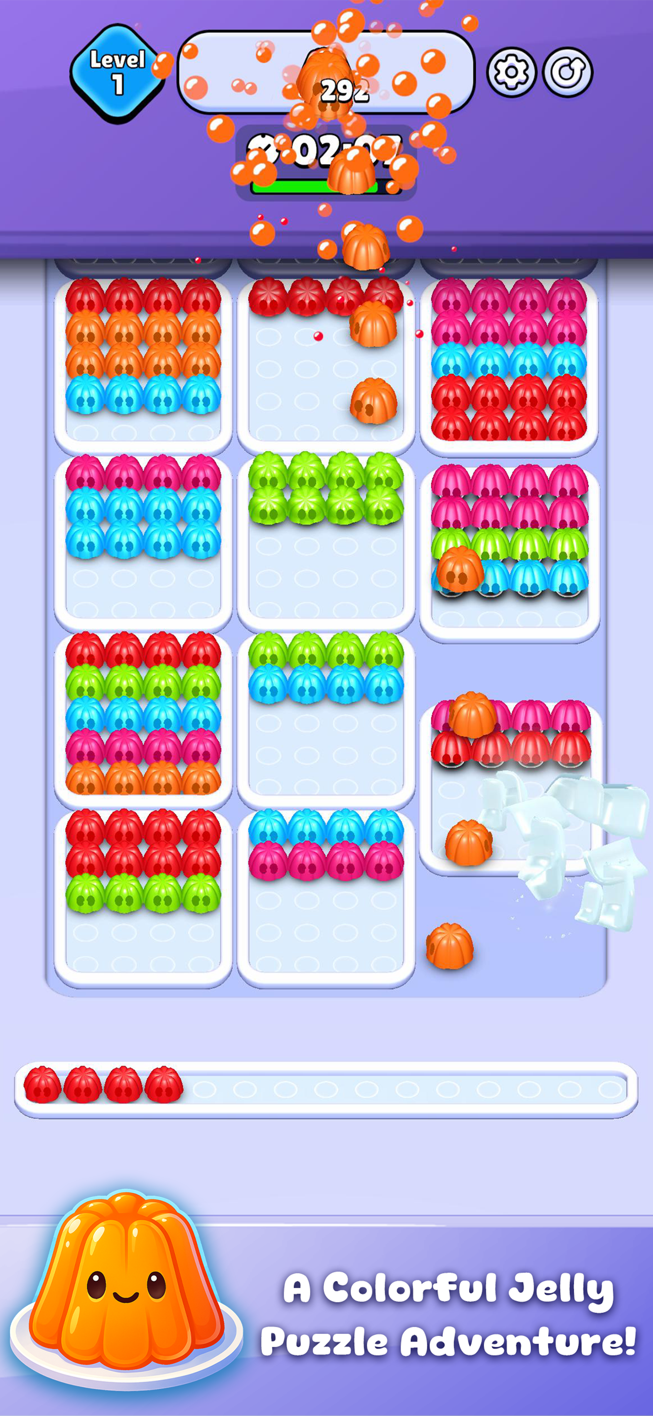 Sort Jellies Game Screenshot