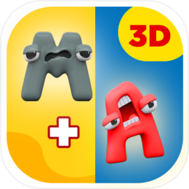 Alphabet Monster Merge 3D