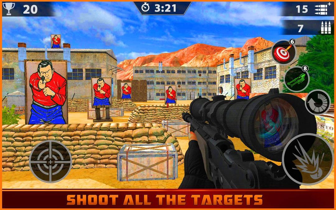 Target Range Shooting Master deluxe 게임 스크린 샷