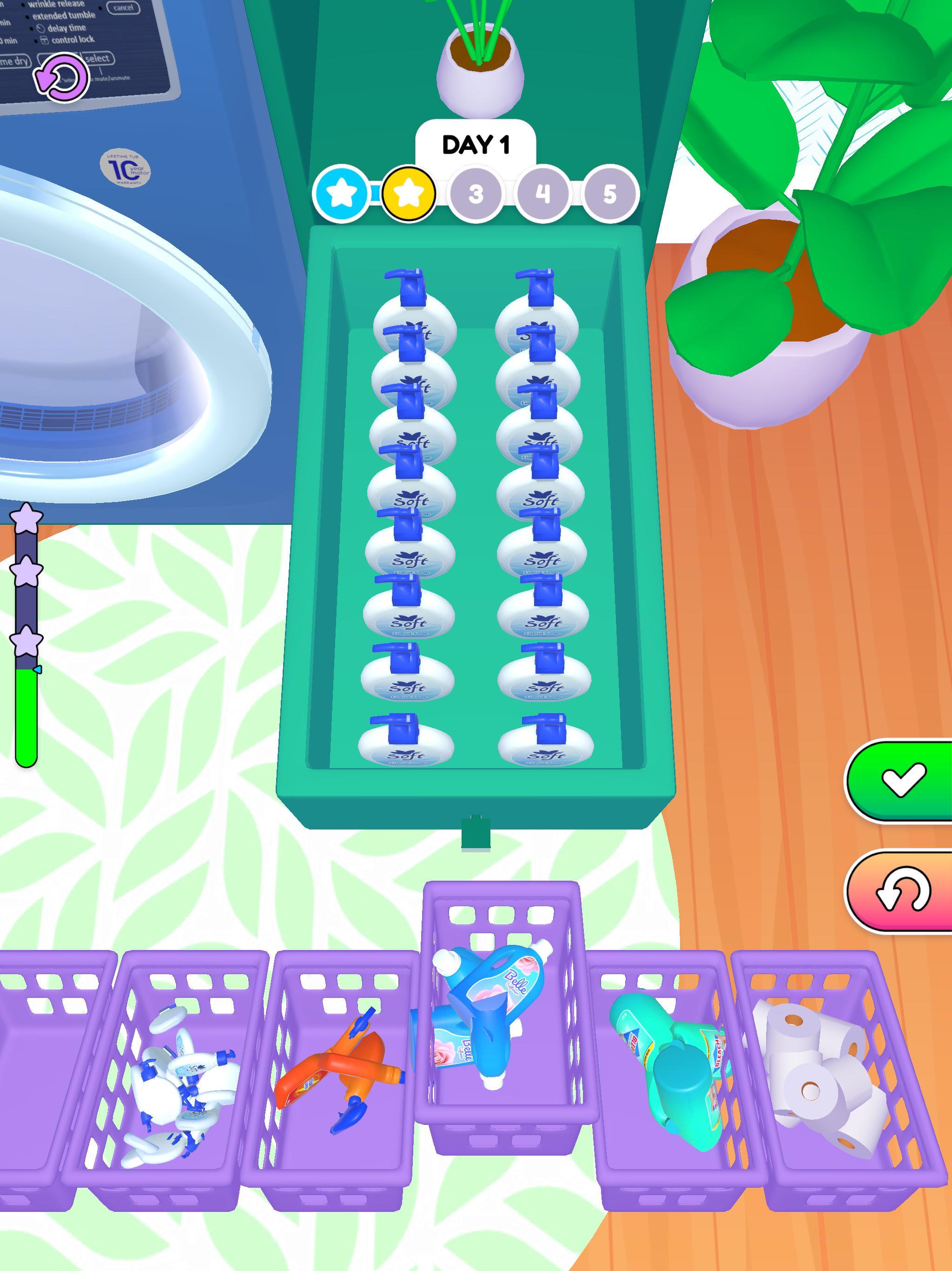 Cuplikan Layar Game Laundry Restock D.I.Y.