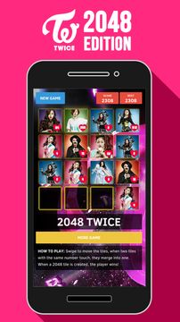 Скриншот игры 🌟 2048 TWICE Puzzle Game